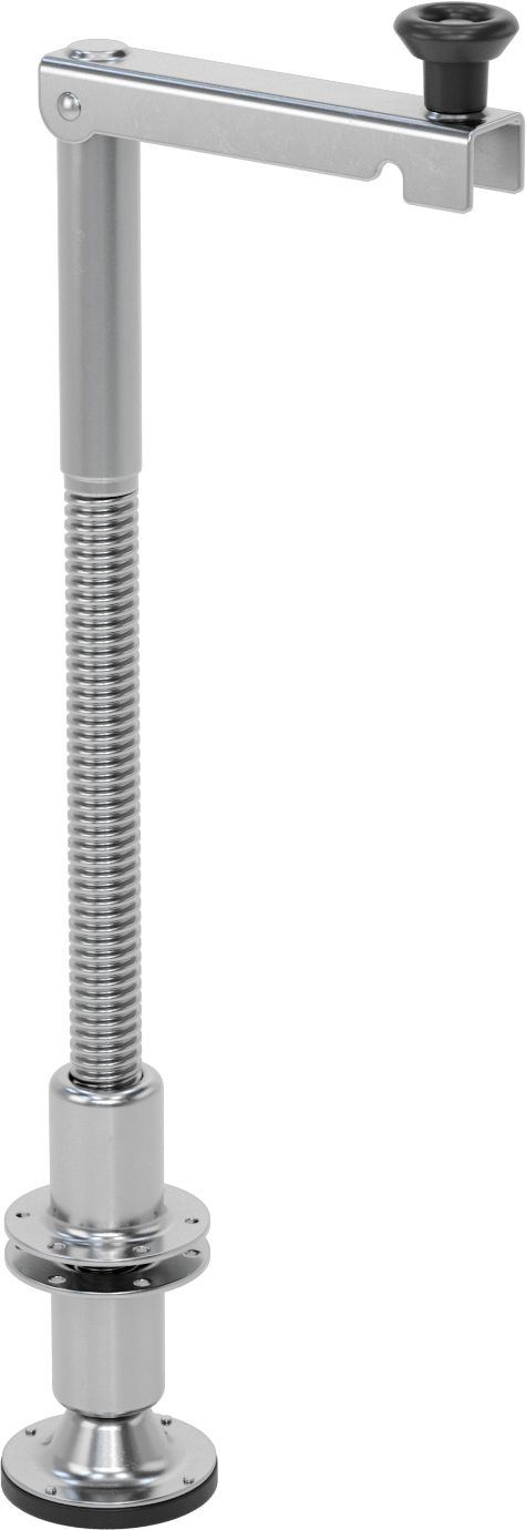 Seviyeleme Krikosu, Delikli Montajlı Yuvarlak Plaka, 4-1/2“ ila 21-1/2” Yükseklik