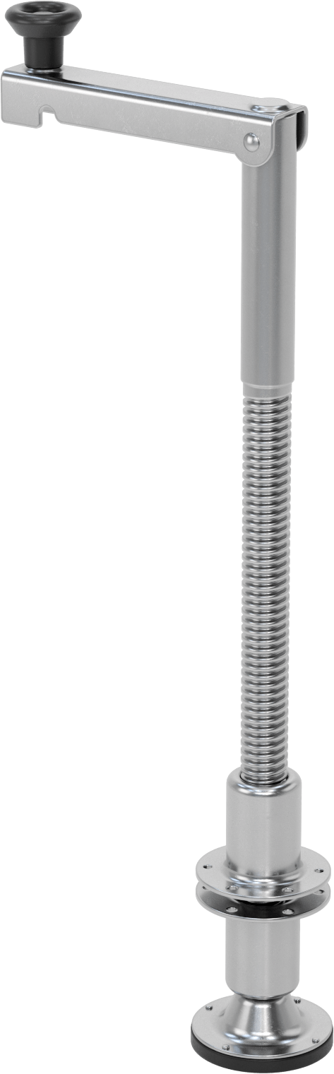 Seviyeleme Krikosu, Delikli Montajlı Yuvarlak Plaka, 4-1/2“ ila 21-1/2” Yükseklik