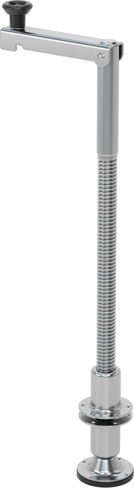 Seviyeleme Krikosu, Delikli Montajlı Yuvarlak Plaka, 4-1/2“ ila 25-1/2” Yükseklik