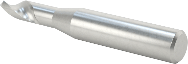 Kaplamasız Kobalt Çelik Matkap/Frez Parmak Frez, 2 Yiv, 1/4" Freze Çapı