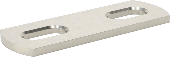1/4"-20 Diş Boyutu için Plaka, 15/16" İç Çap 316 Paslanmaz Çelik U-Cıvata