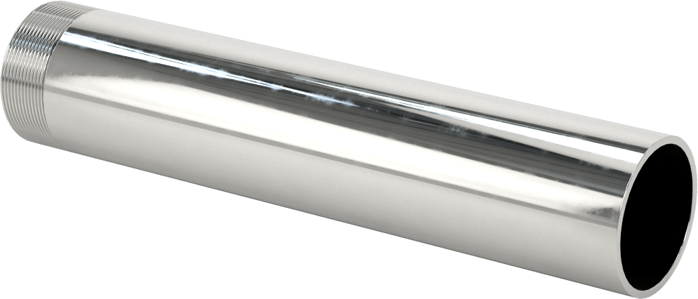 Lavabo Sifonu için 1-1/4“-27 Girişli 6” Uzunlukta Uzatma Borusu