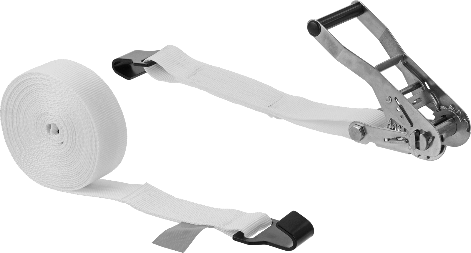 Cırcırlı Kayış, Düz Kancalı, D.O.T., 27 Fit Maksimum Uzunluk, 2000 lbs. Kapasite