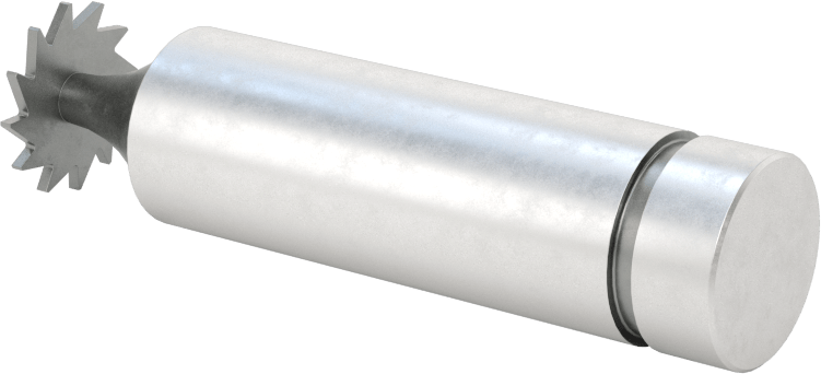 Anahtar Yuvası Uçlu Freze, Yüksek Hızlı Çelik, 1/2“ Çap x 1/32” Kalınlıkta Freze