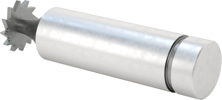 Anahtar Yuvası Uçlu Freze, Yüksek Hızlı Çelik, 1/2“ Çap x 3/64” Kalınlıkta Freze