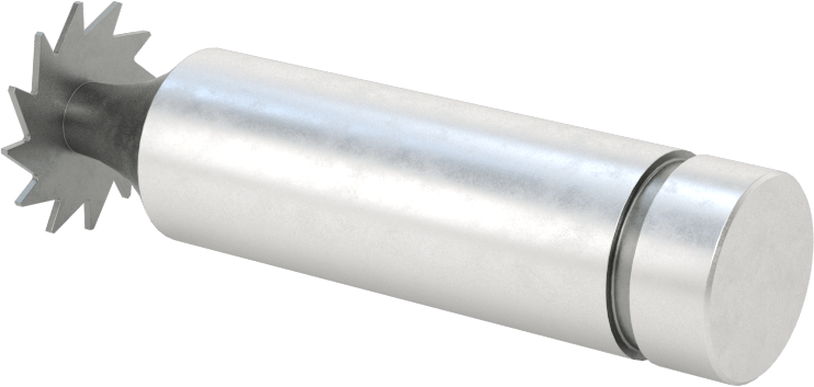 Anahtar Yuvası Uçlu Freze, Yüksek Hızlı Çelik, 5/8“ Çap x 0,020” Kalınlık Freze
