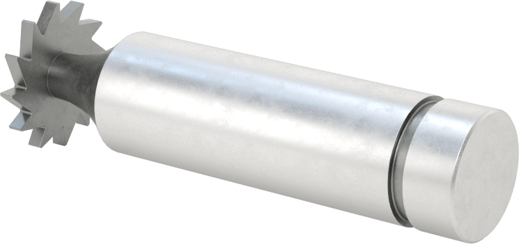 Anahtar Yuvası Uçlu Freze, Yüksek Hızlı Çelik, 5/8“ Çap x 1/16” Kalınlıkta Freze