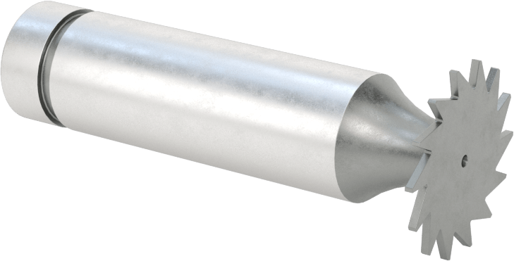 Anahtar Yuvası Uçlu Freze, Yüksek Hızlı Çelik, 3/4“ Çap x 1/32” Kalınlık Freze