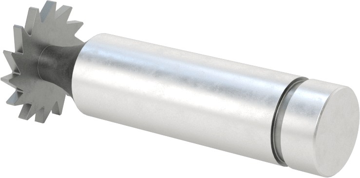 Anahtar Yuvası Uçlu Freze, Yüksek Hızlı Çelik, 3/4“ Çap x 1/16” Kalınlık Freze