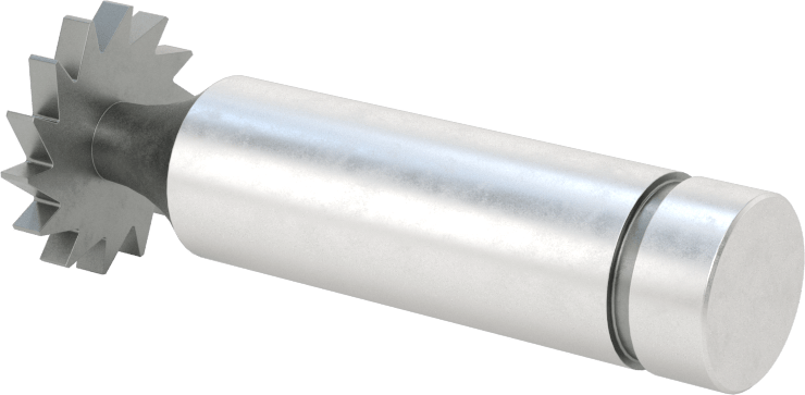 Anahtar Yuvası Uçlu Freze, Yüksek Hızlı Çelik, 3/4“ Çap x 3/32” Kalınlıkta Freze