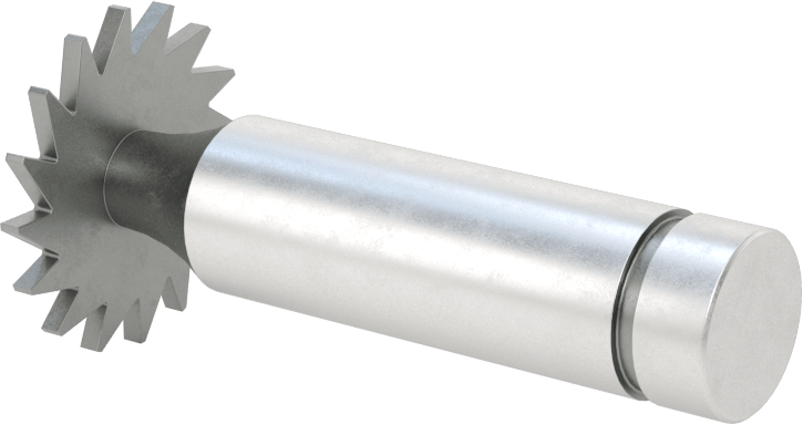 Anahtar Yuvası Uçlu Freze, Yüksek Hızlı Çelik, 1“ Çap x 1/16” Kalınlıkta Freze