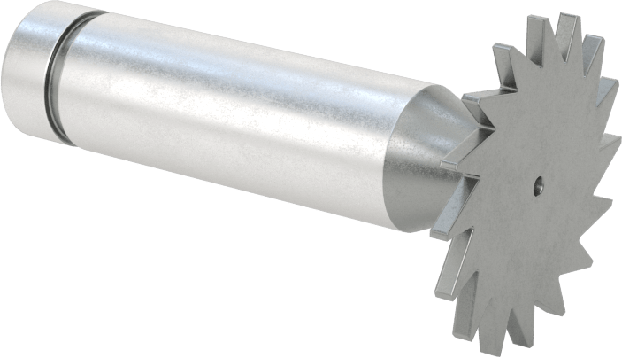 Anahtar Yuvası Uçlu Freze, Yüksek Hızlı Çelik, 1-1/8“ Çap x 1/16” Kalınlıkta Freze