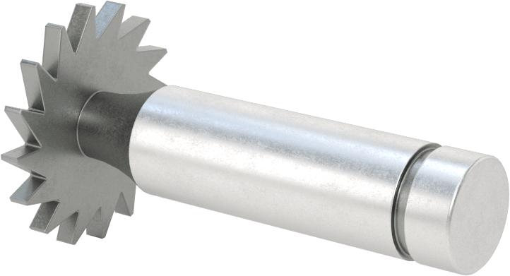 Anahtar Yuvası Uçlu Freze, Yüksek Hızlı Çelik, 1-1/8“ Çap x 3/32” Kalınlıkta Freze