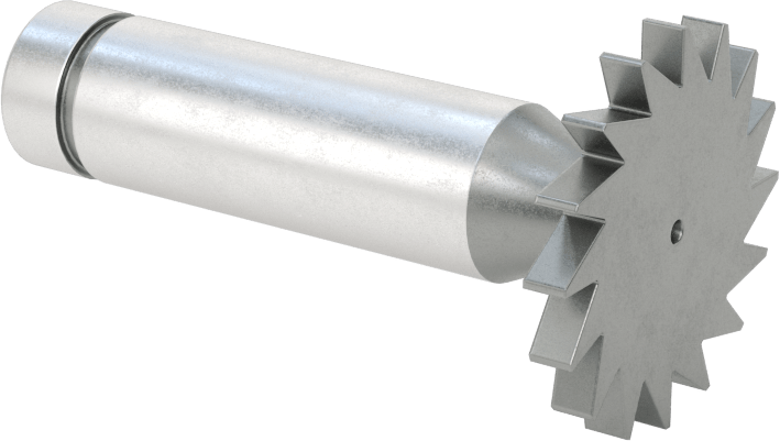 Anahtar Yuvası Uçlu Freze, Yüksek Hızlı Çelik, 1-1/8“ Çap x 1/8” Kalınlıkta Freze