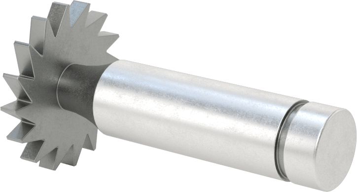Anahtar Yuvası Uçlu Freze, Yüksek Hızlı Çelik, 1-1/8“ Çap x 1/8” Kalınlıkta Freze