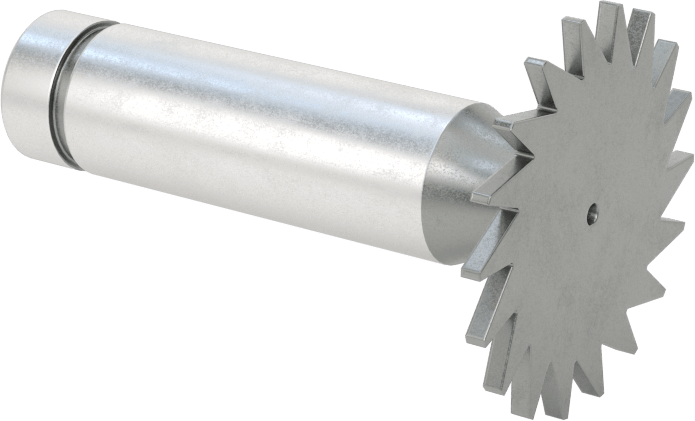 Anahtar Yuvası Uçlu Freze, Yüksek Hızlı Çelik, 1-1/4“ Çap x 1/16” Kalınlık Freze