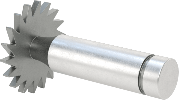 Anahtar Yuvası Uçlu Freze, Yüksek Hızlı Çelik, 1-1/4“ Çap x 3/32” Kalınlıkta Freze