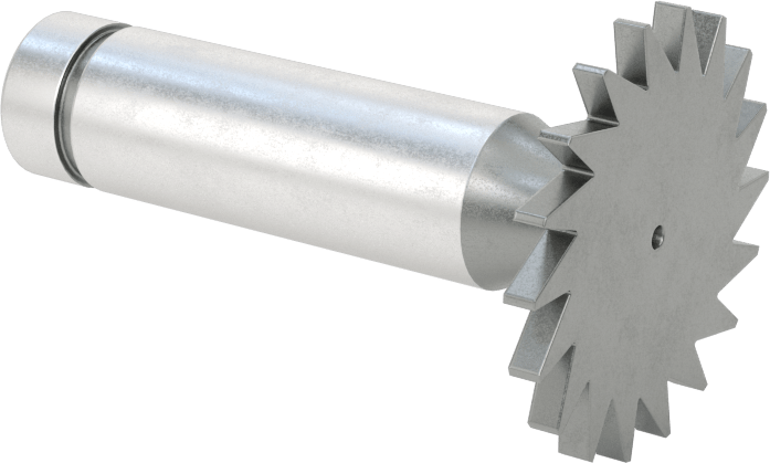 Anahtar Yuvası Uçlu Freze, Yüksek Hızlı Çelik, 1-1/4“ Çap x 3/32” Kalınlıkta Freze