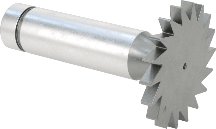 Anahtar Yuvası Uçlu Freze, Yüksek Hızlı Çelik, 1-1/4“ Çap x 1/8” Kalınlık
