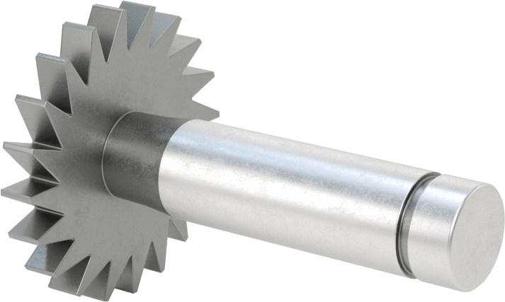 Anahtar Yuvası Uçlu Freze, Yüksek Hızlı Çelik, 1-1/2“ Çap x 3/16” Kalınlık