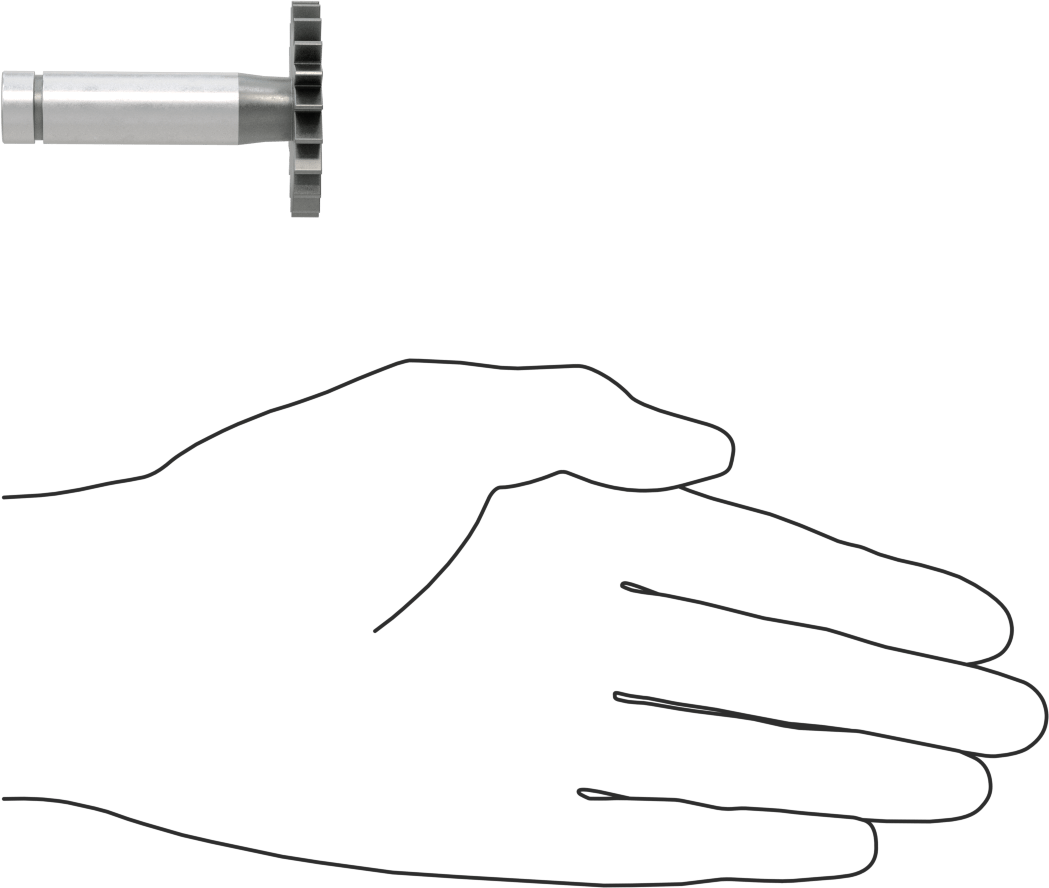Anahtar Yuvası Uçlu Freze, Yüksek Hızlı Çelik, 1-1/2“ Çap x 3/16” Kalınlık