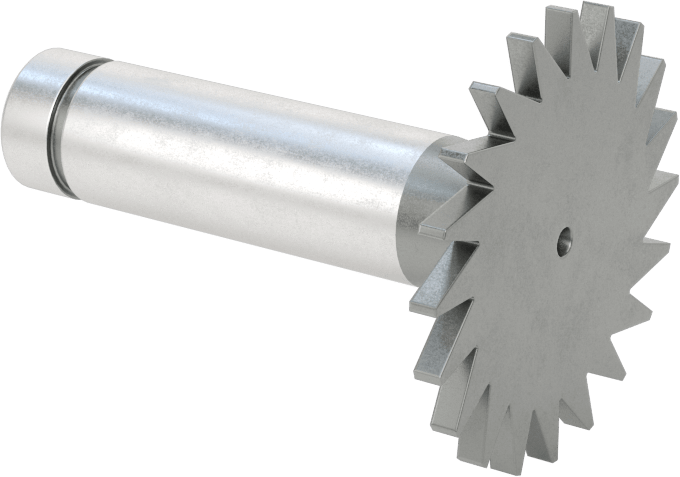 Anahtar Yuvası Uçlu Freze, Yüksek Hızlı Çelik, 1-1/2“ Çap x 3/32” Kalınlıkta Freze