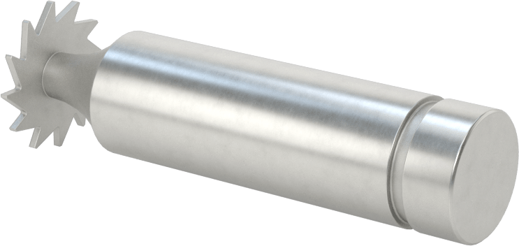 Anahtar Yuvası Uçlu Freze, Kobalt Çelik, 5/8“ Çap x 1/32” Kalınlıkta Freze