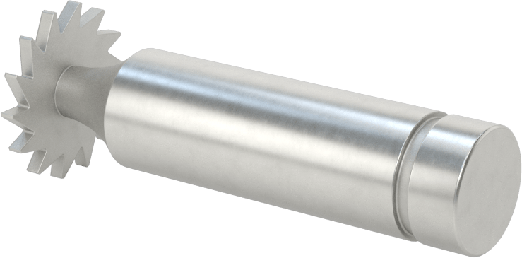 Anahtar Yuvası Uçlu Freze, Kobalt Çelik, 3/4“ Çap x 1/16” Kalınlık Freze