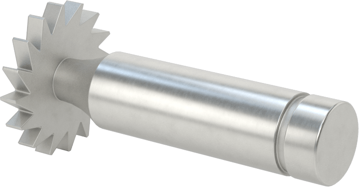 Anahtar Yuvası Uçlu Freze, Kobalt Çelik, 1 inç Çap x 1/8 inç Kalınlıkta Yuvarlak