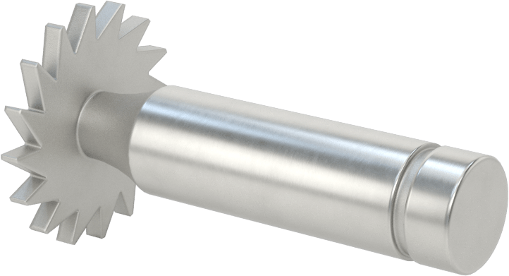 Anahtar Yuvası Uçlu Freze, Kobalt Çelik, 1-1/8“ Çap x 3/32” Kalınlıkta Freze