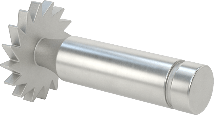 Anahtar Yuvası Uçlu Freze, Kobalt Çelik, 1-1/8“ Çap x 1/8” Kalınlıkta Freze