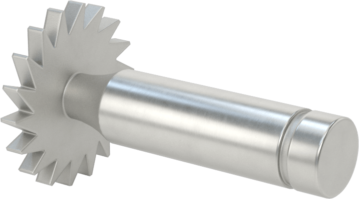 Anahtar Yuvası Uçlu Freze, Kobalt Çelik, 1-1/4“ Çap x 1/8” Kalınlık