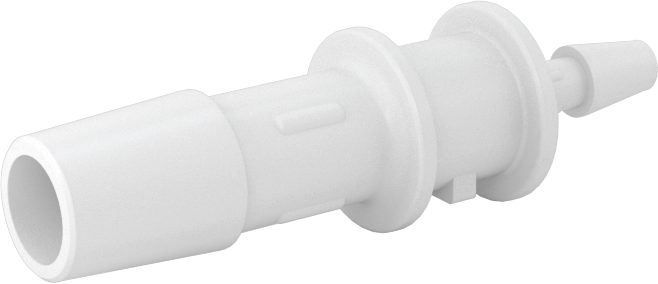 Hava ve Su için Sıkı Sızdırmaz Dikenli Boru Bağlantı Parçası, 5/16“ x 1/8” Boru İç Çapı için Naylon Redüktör, Beyaz