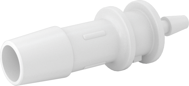Hava ve Su için Sıkı Sızdırmaz Dikenli Boru Bağlantı Parçası, 3/8“ x 1/8” Boru İç Çapı için Naylon Düz Redüktör, Beyaz