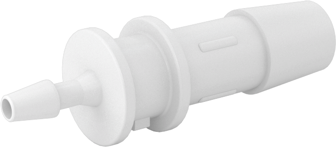 Hava ve Su için Sıkı Sızdırmaz Dikenli Boru Bağlantı Parçası, 3/8“ x 1/8” Boru İç Çapı için Naylon Düz Redüktör, Beyaz
