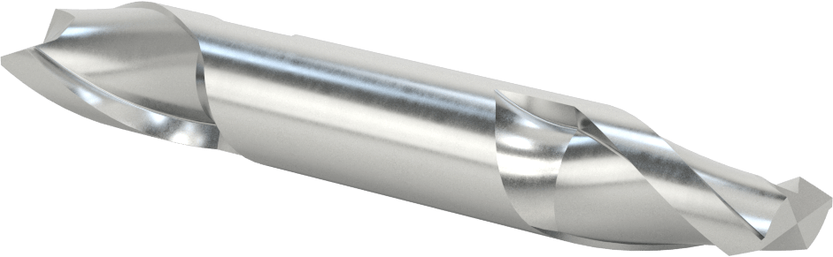 İki Freze Uçlu Kobalt Çelik Kare Uçlu Freze, Kaplamasız, 2 Yiv, 3/4" Freze Çapı, 3/4" Şaft Çapı
