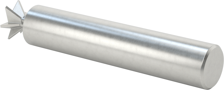 Kırlangıç Kuyruğu Uçlu Freze, Kobalt Çelik, 45 Derece Pah, 3/8" Freze Çapı