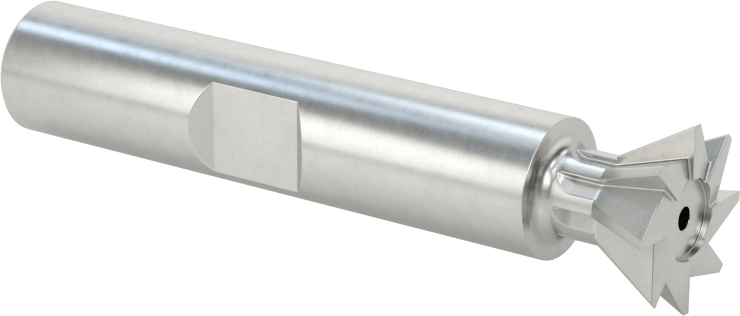 Kırlangıç Kuyruğu Uçlu Freze, Kobalt Çelik, 60 Derece Pah, 1/2" Freze Çapı