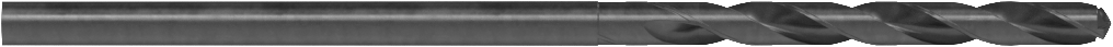 Kısa Yivli Yüksek Hızlı Çelik Matkap Ucu, 1/4" Boyut, 6" Toplam Uzunluk