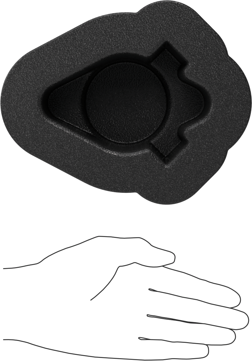 Rulman Koruyucu, İki Cıvatalı Montajlı Rulman için, 4-11/16" x 2-5/8", ABS