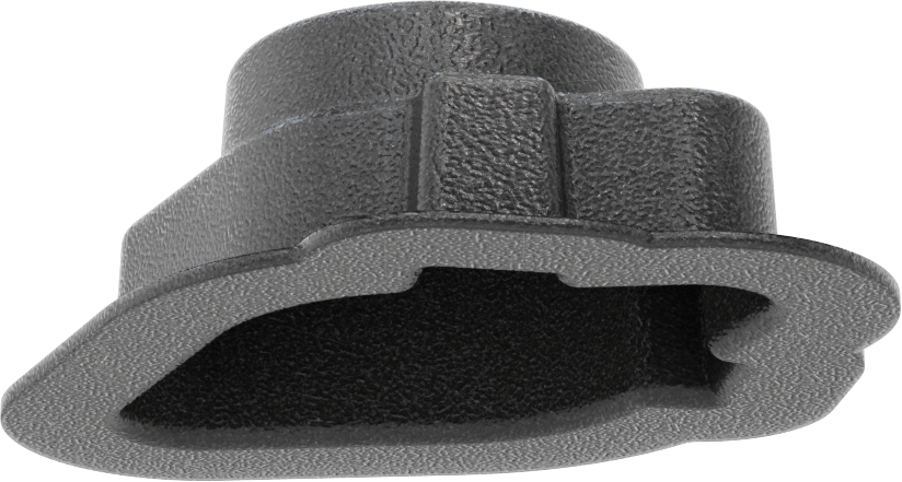 Rulman Koruyucu, İki Cıvatalı Montajlı Rulman için, 5-13/16" x 3-3/8", ABS