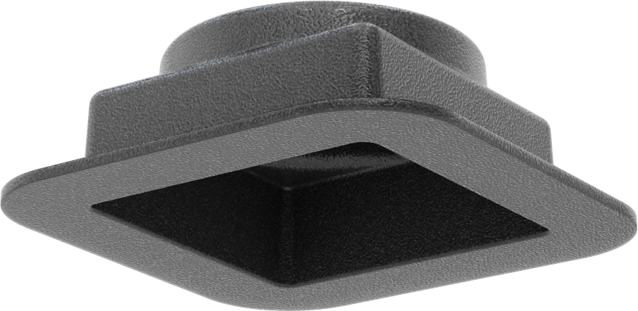 Rulman Koruyucu, Dört Cıvatalı Montajlı Rulmanlar için, 3-5/8" x 3-5/8", ABS