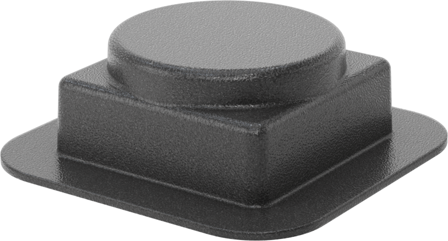 Rulman Koruyucu, Dört Cıvatalı Montajlı Rulmanlar için, 3-5/8" x 3-5/8", ABS