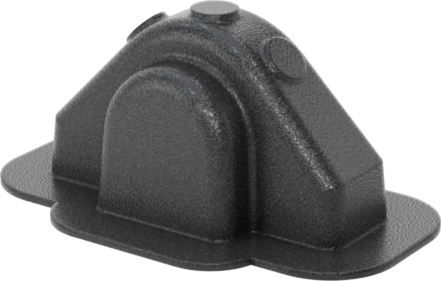 Rulman Koruyucu, Standart Rulman için, 5-5/8" x 1-1/2", Siyah, ABS