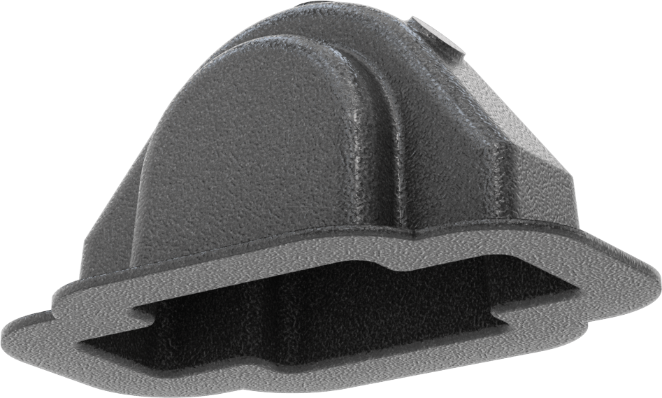 Rulman Koruyucu, Standart Rulman için, 6-3/8" x 1-5/8", Siyah, ABS
