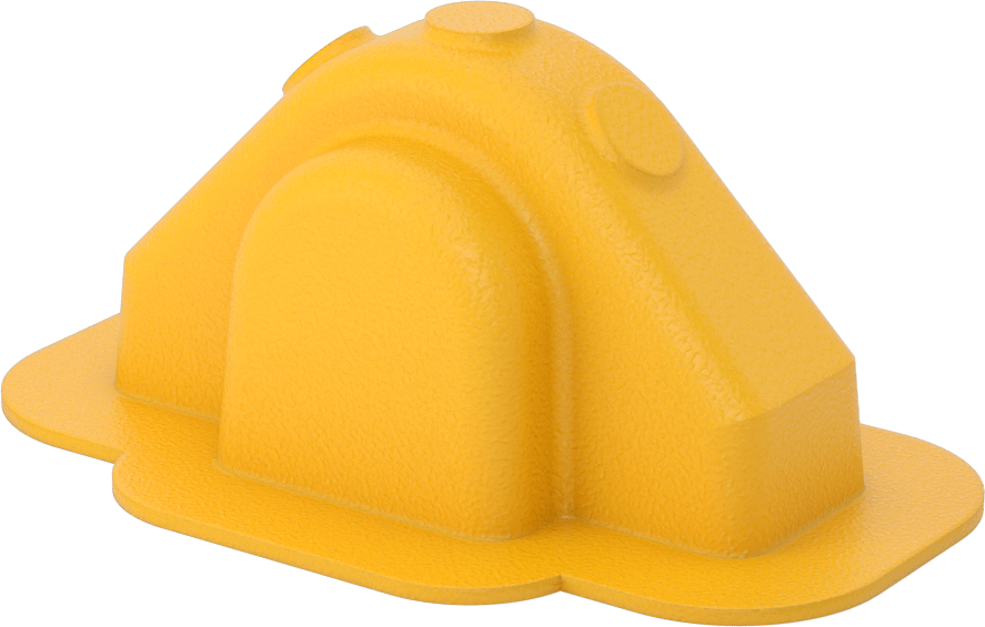 Rulman Koruyucu, Standart Rulman için, 5-5/8" x 1-1/2", Sarı, ABS