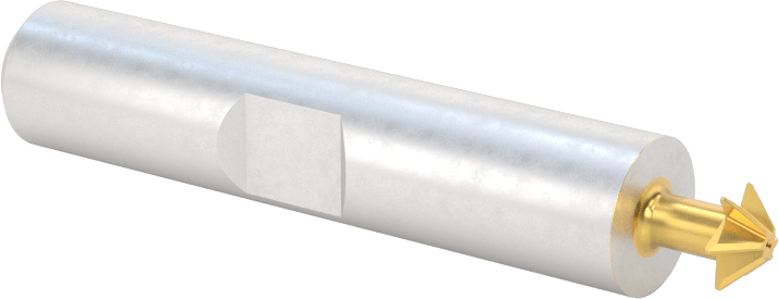 Yüksek Hızlı Çelik Pah Kırma Uçlu Freze, TiN Kaplamalı, 45 Derece Kesme Açısı, 1/4" Freze Çapı