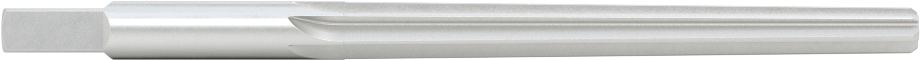 Konik Pimli Delikler için Kare Şaftlı Rayba, Düz Yiv, 0,2294“ x 0,1813” Rayba Çapı