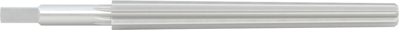 Konik Pimli Delikler için Kare Şaftlı Rayba, Düz Yiv, 1,0500“ x 0,8420” Rayba Çapı