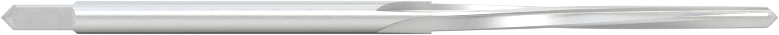 Konik Pimli Delikler için Kare Şaftlı Rayba, Spiral Yiv, 0,0666“ x 0,0497” Rayba Çapı